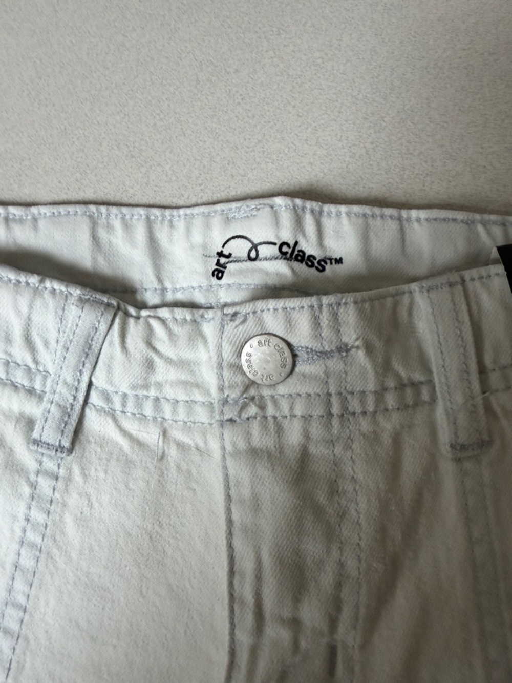 art class light Blue Women's Boyfriend Bermuda Jeans Shorts - Picture 6 of 6